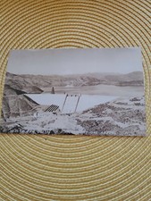 RPPC 1946 SHASTA DAM & LAKE CALIFORNIA A.B. FERL VINTAGE SIN USAR GC FS