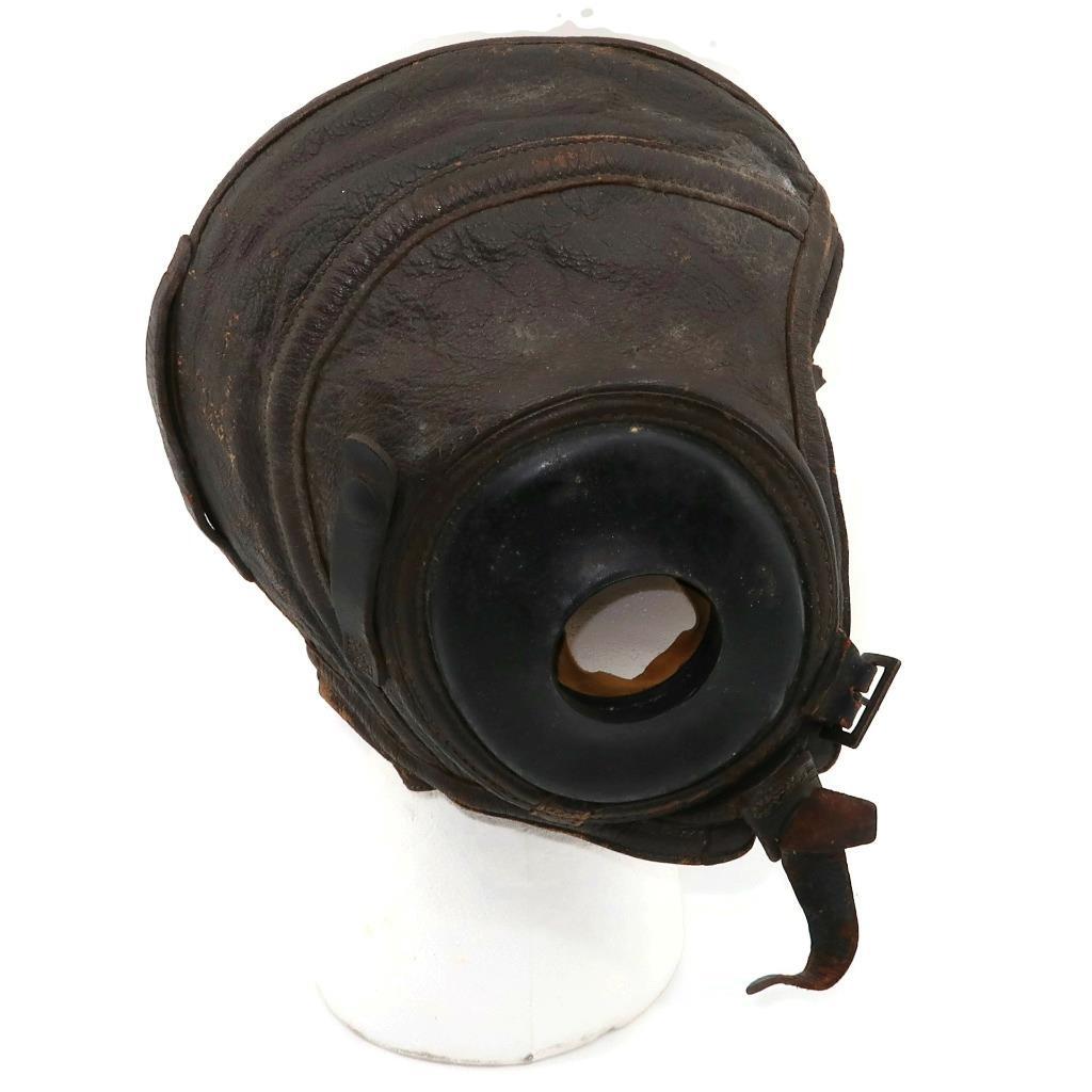 WWII Era Slote & Klein US Navy Pilot's Leather Flying Helmet