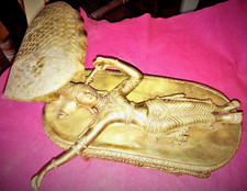 statua indiana in bronzo Vishnu dormiente sleeping Vishnu