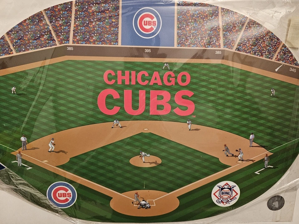 New Vinyl Chicago Cubs Set of 4 Placemats - Image 4 of 4