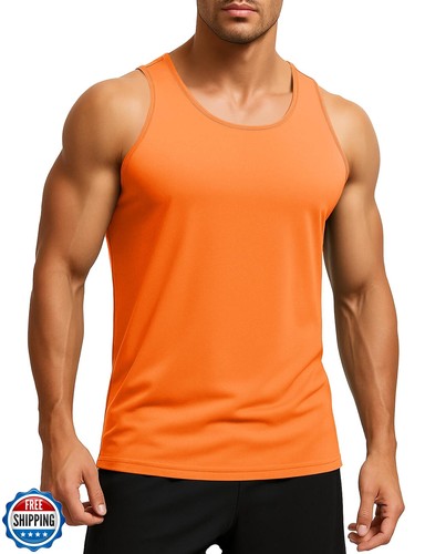 KEFITEVD Męskie Workout Tank Tops Siłownia Koszule bez rękawów Quick Dry Moisture Wic
