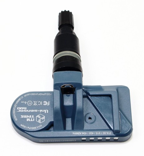 4 2006-2021 TPMS Tire Pressure Sensors Lincoln Navigator Matte Black Valve Stems - Picture 3 of 4