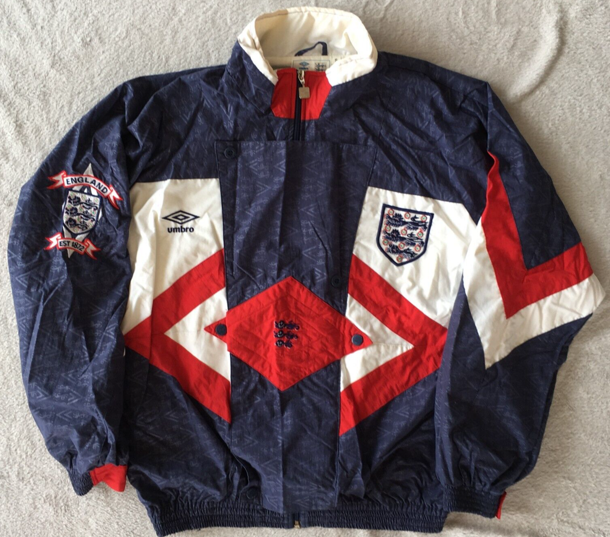 ウェア 90s UMBRO England 1990-92 England Umbro Tracksuit Bottoms - 9/10 - (XL)