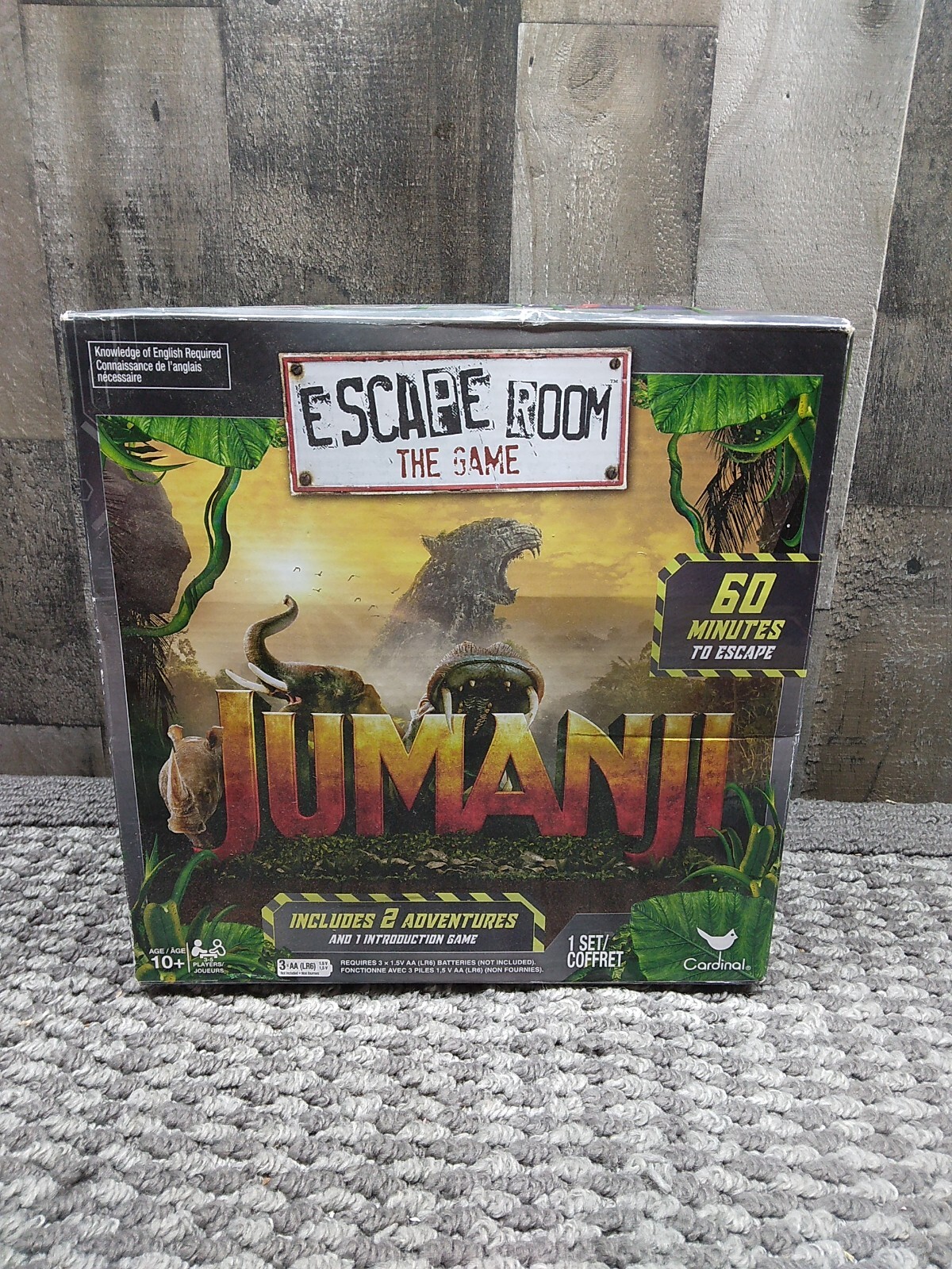 Escape Room Game JUMANJI with 2 Adventures & 1 Introduction 2018 Board Game  778988257074 | eBay