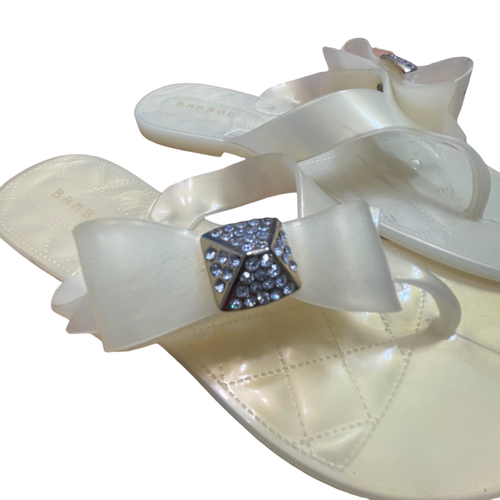 bamboo jelly flip flops