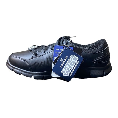 SKECHERS RELAXED FIT Women’s Size 10 Black Work Slip Resistant Wide Shoes Foam - Picture 6 of 11