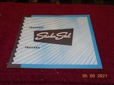 FRUEHAUF TRAILER SALE   BROCHURE  ORIGINAL 1950'S FOLDOUT  