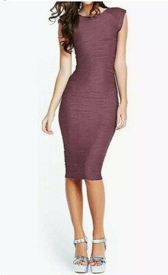 mauve fitted dress Ladivine CD728 Prom Dress - Blue main image 0