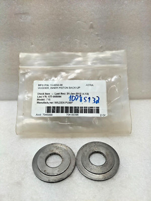 WILDEN PUMPE 15-6850-08 UNTERLEGSCHEIBE INNENKOLBEN-BACK-UP - 2 STÜCK