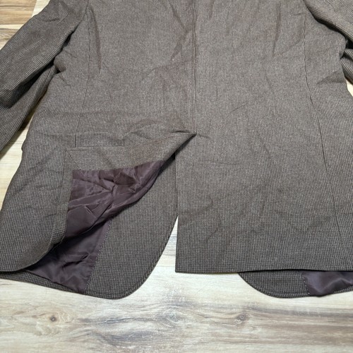 Brooks Brothers Blazer Mens 45R Brown Madison 1818 Moon England Cashmere Wool - Picture 8 of 13