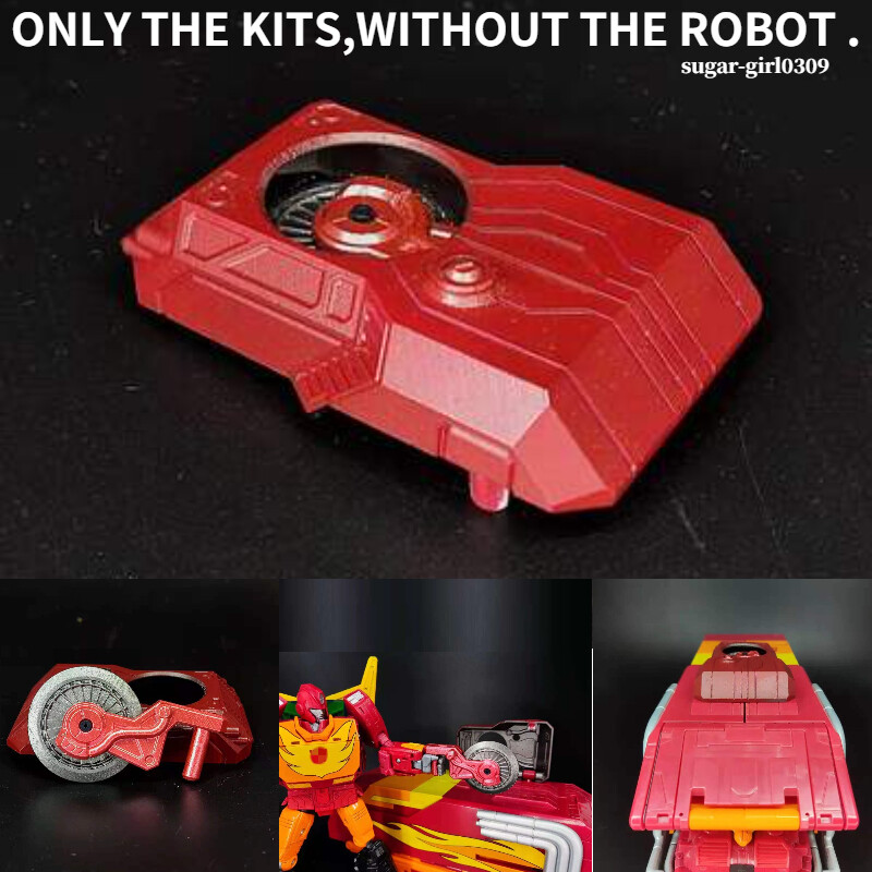 For Kingdom Rodimus Prime Upgrade Kit Car Air Conditioner Circular Saw Weapon