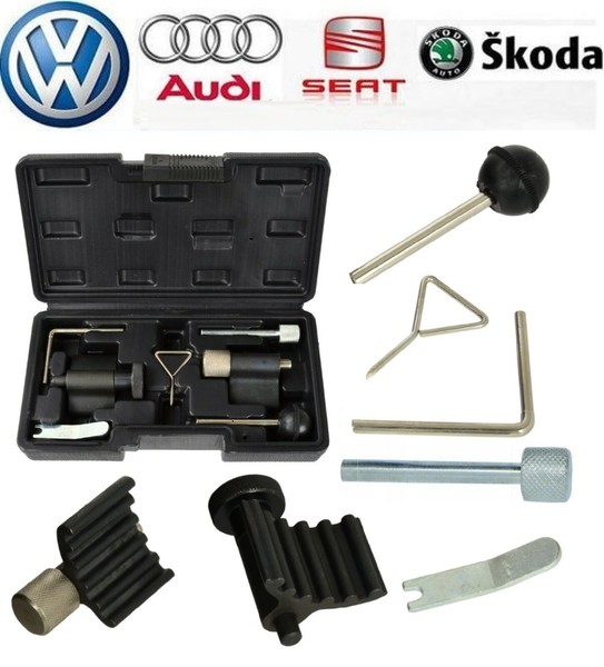 Motor Einstellwerkzeug Zahnriemen Arretierwerkzeug VW Sharan 1.6 1.9 2.0 TDI-image