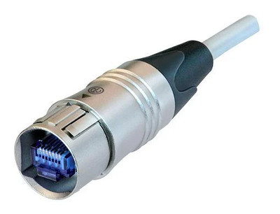 Neutrik NKE6S-3 RJ45 Netzwerkkabel Patchkabel CAT 6 S/FTP 1.00 m 1St.