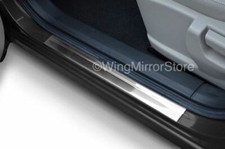 Chrome 4x door sill covers stainless steel for nissan qashqai 2014-2020