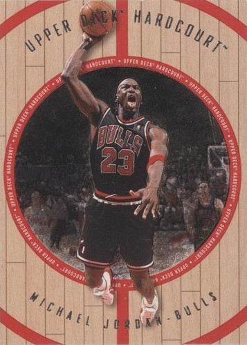 1998 UD HardCourt Kobe Bryant/Michael Jordan Holding Court Red 839