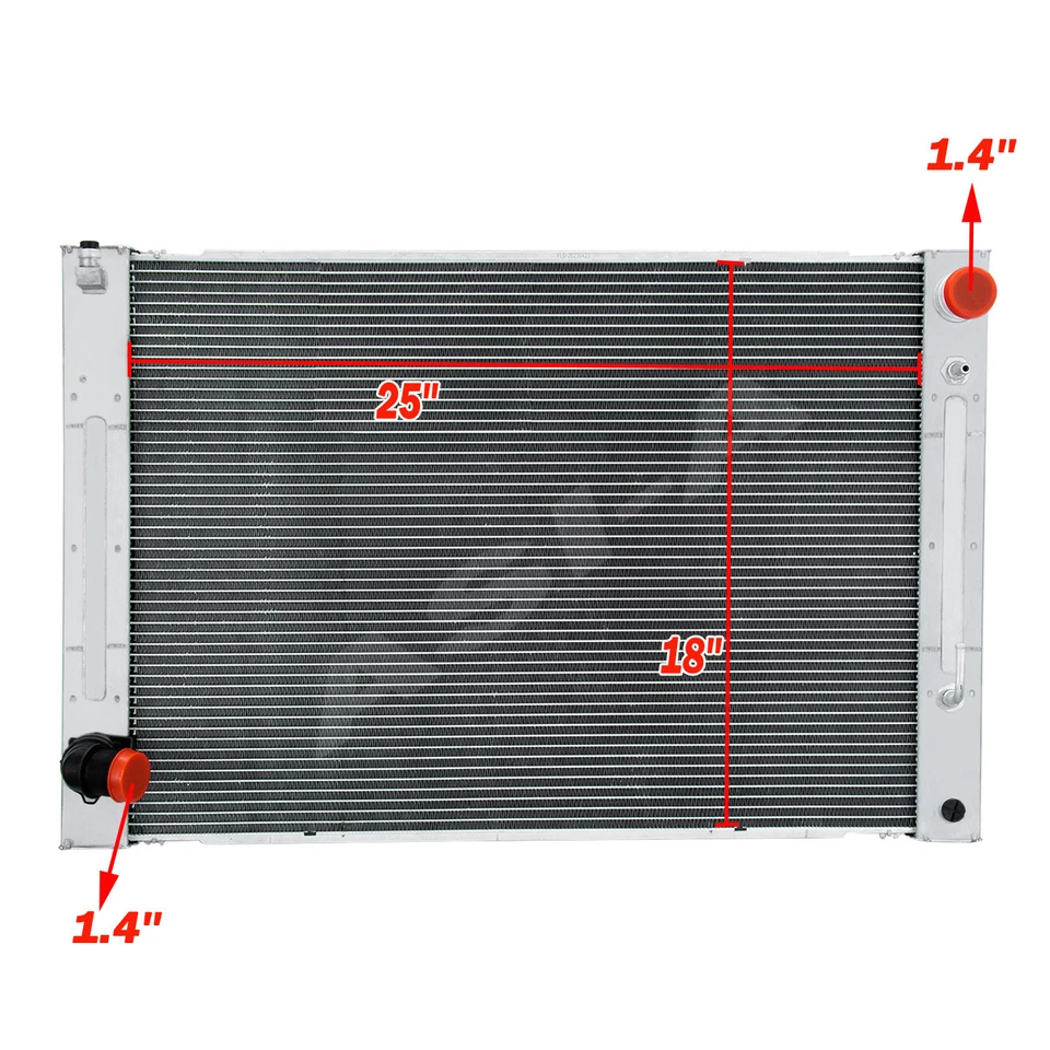Radiator For 2009-13 Infiniti G37 Sedan 13-17,15 Nissan 370Z Includes Condenser - Image 3 of 4