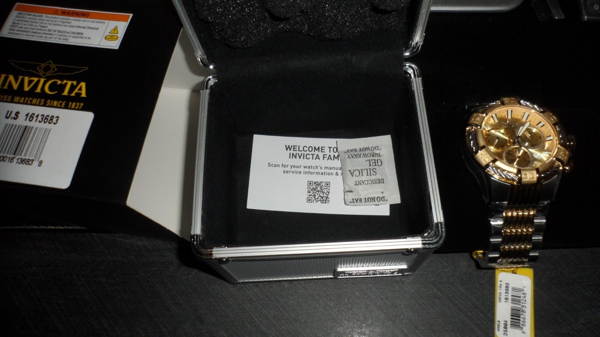 いのりん Invicta 25864 51mm Gold Silver Stainless Steel Case Gold