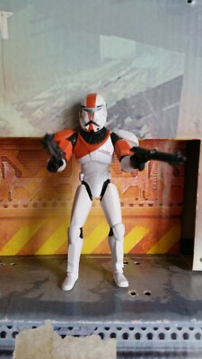 Star Wars Figur Clone Commando Boss Republic Omega Squad Hasbro Legacy Rar ,.