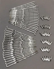 TWISTED CHROME 40 SPOKE SET FOR 16" WHEEL HARLEY ROAD KING FLHRC CLASSIC FLHR