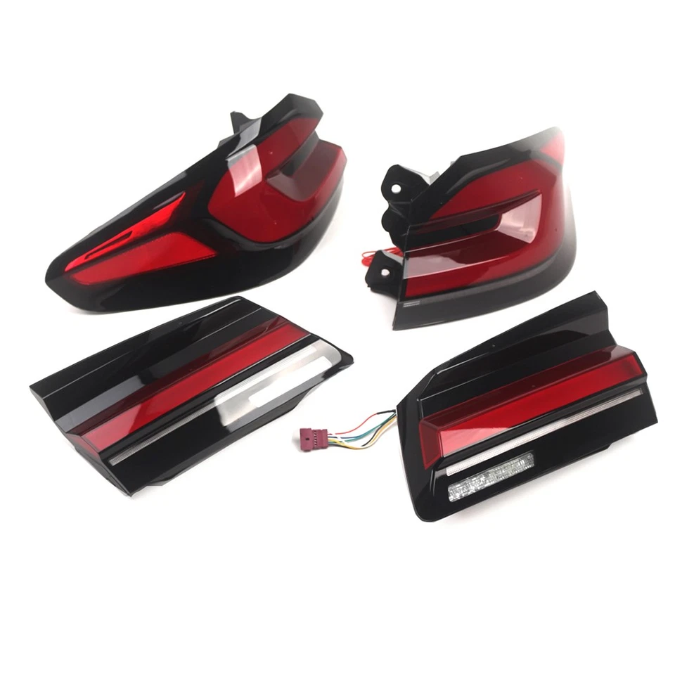1 Set Tail Light Rear Lamp Brake Light For BMW G30 M5 F90 2017-2020 Red - Image 3 of 4