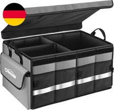 Oasser Kofferraumtasche Kofferraum Organizer Mit Deckel Autobox Auto Box Tasche 