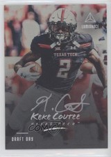 2018 Panini Luminance Draft Day Signatures Silver Keke Coutee #RI-KC Auto 0r2f