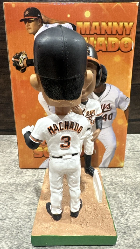 Manny Machado Jonathan Schoop Handshake STH Bobblehead Frederick Keys Orioles - Image 4 of 4
