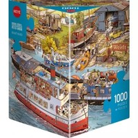 Puzzle 1000 ElementóW. Stocznia + Plakat - Heye