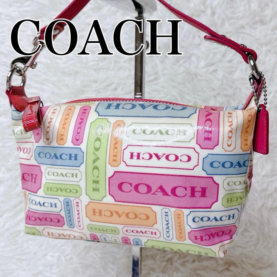 COACH Accessory Pouch Pastel Patchwork - image 1