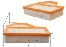 MAHLE Luftfilter LX 987 Filtereinsatz für BMW E60 E61 E64 E63 5er 6er Touring