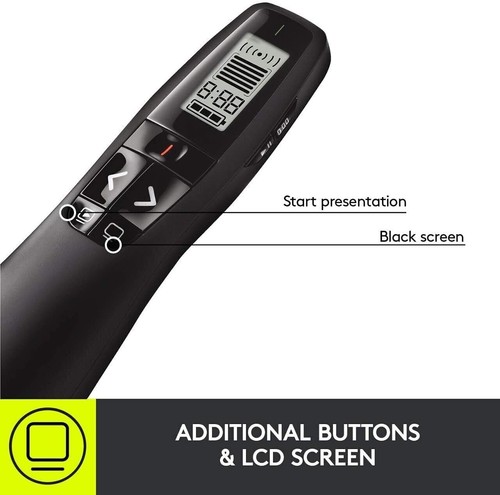 Logitech R800 Laser Pointer Presenter Presentation Clicker Remote 910-001350 - Picture 5 of 8