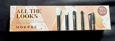 New Morphe All the Looks 5 Piece Eye Brush Set NIB