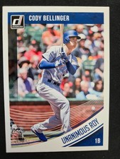 2018 Donruss Baseball NICKNAME UNANIMOUS ROY 149 Cody Bellinger - LA Dodgers