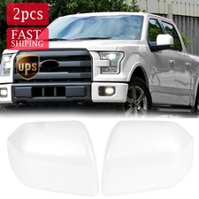 For 2015 2016 2017 2018 2019-2020 Ford F150 F-150 Mirror Covers Skull Caps White For 2015 2016 2017 2018 2019-2020 Ford F150 F-150 Mirror Covers Skull Caps White