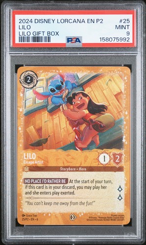 Lilo - Escape Artist graded PSA 9 for sale on eBay