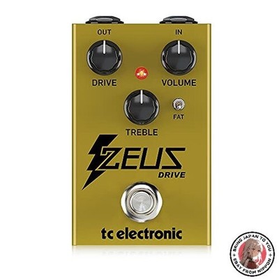 NEU tc electronic ZEUS DRIVE Analog Overdrive Pedal Compact Size FAT Mode