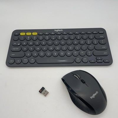 Logitech K380 Bluetooth Keyboard + M705 Mouse Bundle w/ Dongle