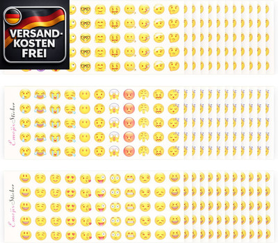 36er Emoji Sticker Set für Kinder und Kreative, Dekoration und Belohnung