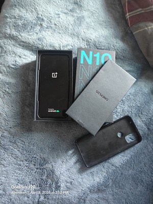 OnePlus Nord N10 128GB 6GB Ram Midnight Ice T-Mobile, Soft Case Also