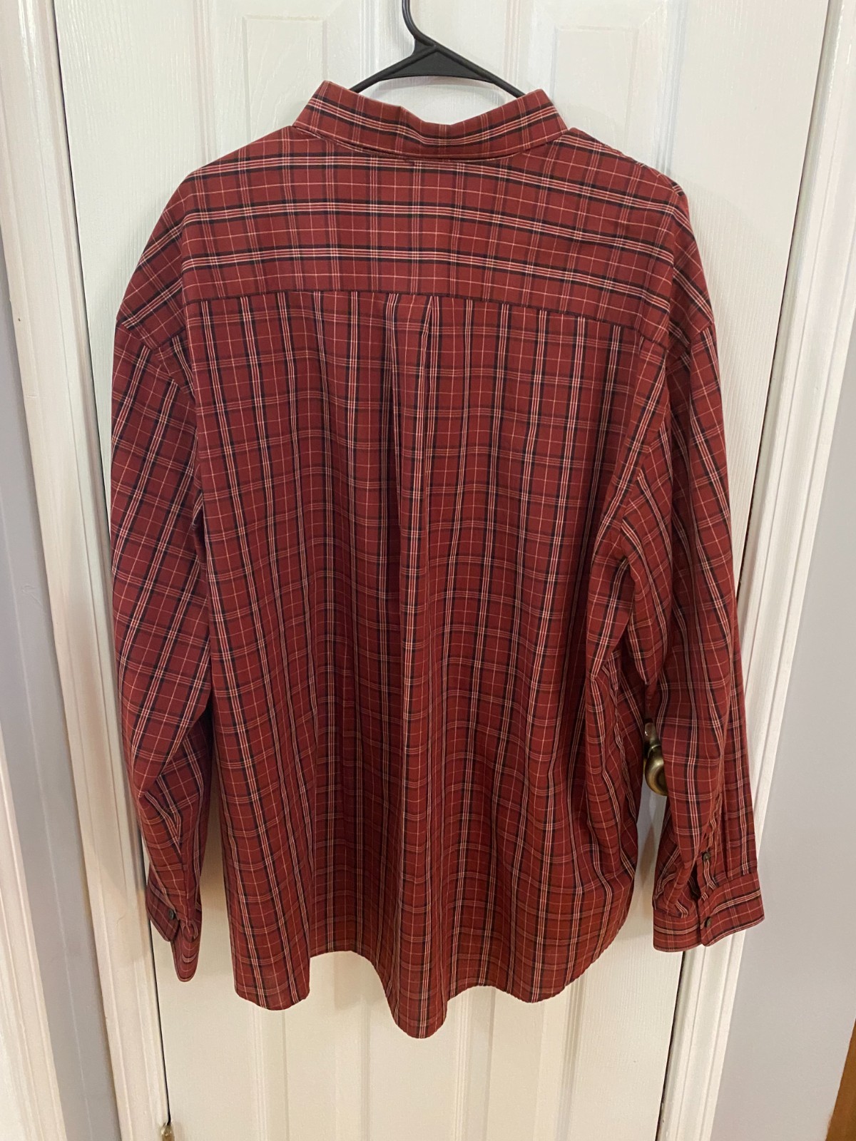 Van Heusen Men’s XXL Red Plaid Button-Down Shirt Long Sleeve thumbnail 5