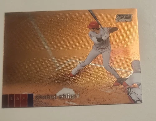 perfect condition Topps 2020 Stadium Club Chrome Shohei Ohtani Card