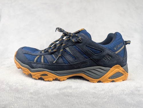 Columbia Charter Oak 1849431476 Men 12 Sneaker Gray Blue Waterproof Hiking Shoes - Picture 11 of 18