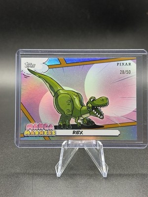 2026 Topps Disney Neon Rex Gold Manga Madness /50 #MM-4 Toy Story