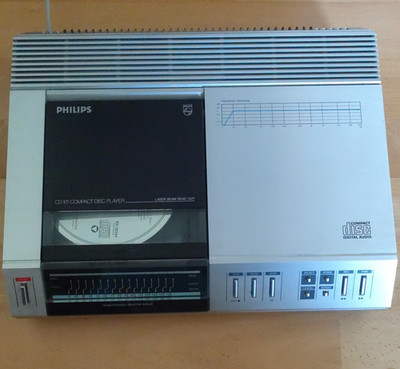 Philips CD 101 CD-Player Silber Hi-Fi mit Kopfhöreranschluss