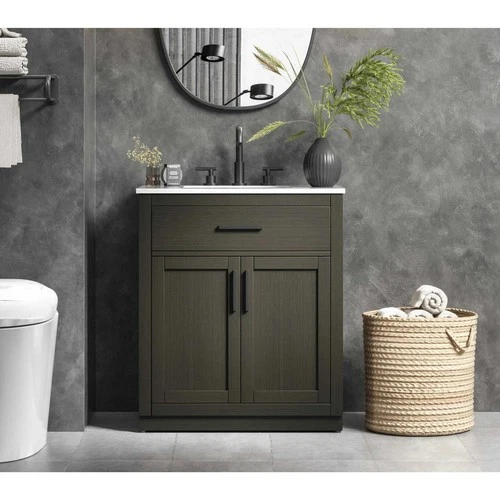 Elegant Lighting VF29730MMB Alden Vanity Mocha Brown - Picture 2 of 11