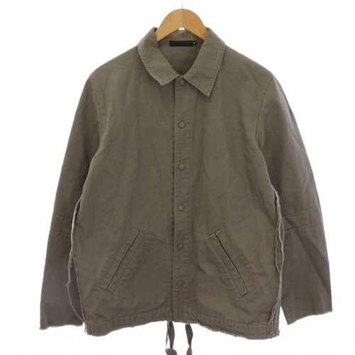 Undercover, UNDERCOVER Reprint Frayed Gray Cotton Coach Jacket M Vintage 90s Japan