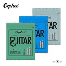 Orphee Electric Guitar Strings Set RX Series Hexagonal Carbon Steel 6 String