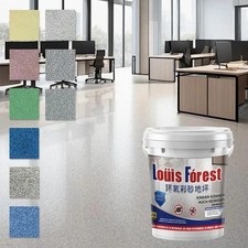 High-Gloss Marble Effect Epoxy Floor Coating, Louis Forest Epoxy Floor Paint