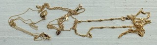 CHATARRA ORO 14K 7G Collares Lote AH