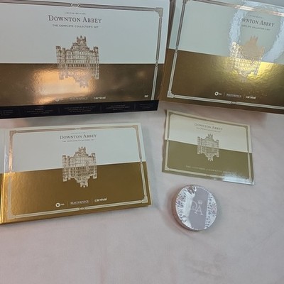 Downton Abbey: the Complete Collector's Set Limited Ed w/ DVDs Coasters no bell
